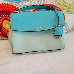 Michael Kors small 2 tone satchel